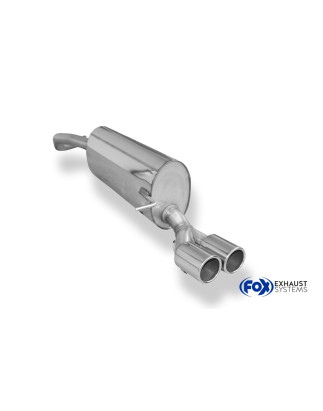 VW Polo 6R Silenziatore posteriore – 2x76 Tipo 12 (Cod. F-VW044051-048)