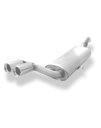 Audi 80/90 Tipo 81 Silenziatore posteriore – 2x76 Tipo 13 (Cod. F-AU010002-068)