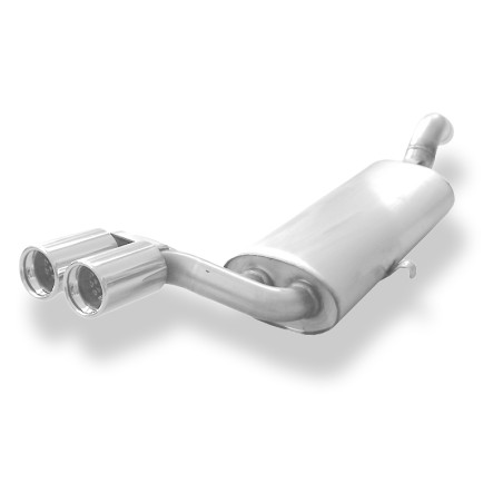 Audi 80/90 Tipo 81 Silenziatore posteriore – 2x76 Tipo 13 (Cod. F-AU010002-068)