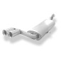 Audi 80/90 Tipo 81 Silenziatore posteriore – 2x76 Tipo 13 (Cod. F-AU010002-068)