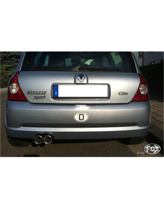 Renault Clio II B Silenziatore posteriore – 2x80 Tipo 13 (Cod. F-RE071022-070)