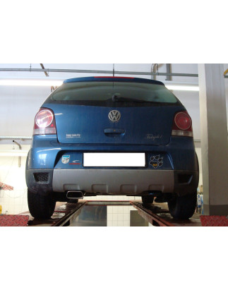 VW Polo 9N Cross Silenziatore posteriore – 145x65 Tipo 59 (Cod. F-VW043011-671)