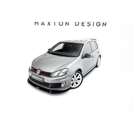 SPLITTER RACING ANTERIORE VW GOLF MK6 GTI 35TH (Cod. M-VW-GO-6-GTI-35TH-CNC-FD1A)
