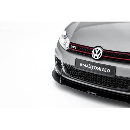 SPLITTER RACING ANTERIORE VW GOLF MK6 GTI 35TH (Cod. M-VW-GO-6-GTI-35TH-CNC-FD1A)