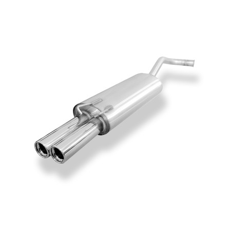 Renault 19 – 5 türer/ cabrio Silenziatore posteriore – 2x76 Tipo 13 (Cod. F-RE010002-068)
