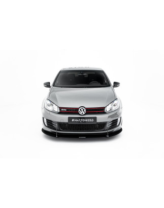SPLITTER RACING ANTERIORE VW GOLF MK6 GTI 35TH (Cod. M-VW-GO-6-GTI-35TH-CNC-FD1A)
