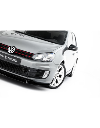 SPLITTER RACING ANTERIORE VW GOLF MK6 GTI 35TH (Cod. M-VW-GO-6-GTI-35TH-CNC-FD1A)