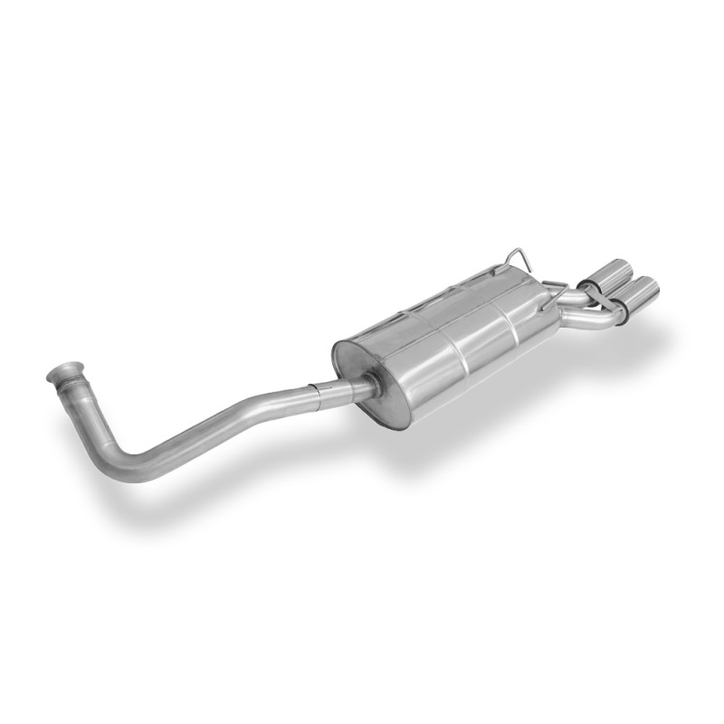 Renault 19 – Chamade Silenziatore posteriore – 2x76 Tipo 13 (Cod. F-RE010012-068)