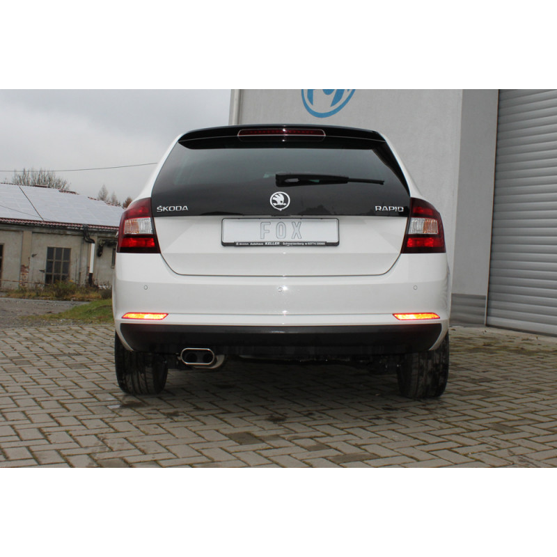 Skoda Rapid Spaceback Silenziatore posteriore – 150x70 Tipo 52 (Cod. F-SK110012-585)