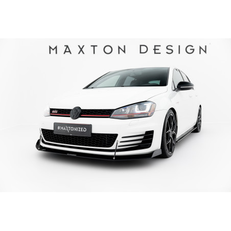 SPLITTER RACING ANTERIORE Volkswagen Golf GTI / GTD Mk7  (Cod. M-VW-GO-7-GTI-CNC-FD1A)