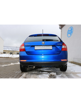 Skoda Rapid Spaceback Silenziatore posteriore – 150x70 Tipo 52 (Cod. F-SK110012-585)