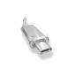 Renault Laguna I B56 – berlina Silenziatore posteriore – 160x80 tipo (Cod. F-RE150002-597)