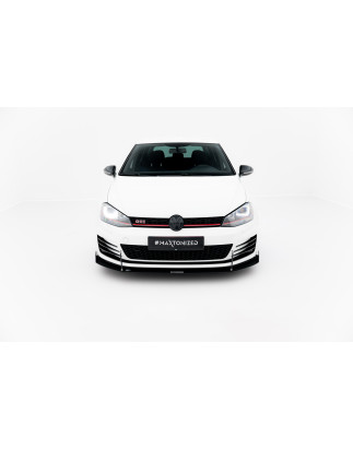 SPLITTER RACING ANTERIORE Volkswagen Golf GTI / GTD Mk7  (Cod. M-VW-GO-7-GTI-CNC-FD1A)