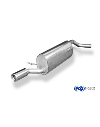 VW Polo 6R Silenziatore posteriore – 1x80 Tipo 13 (Cod. F-VW044001-069)