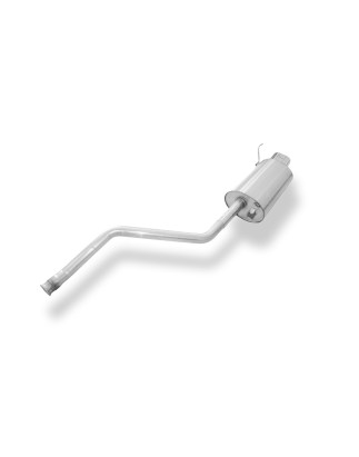 Audi 80 Tipo B4 berlina & Avant Silenziatore posteriore doppia uscita (Cod. F-AU013002-593)