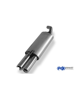 Ford Escort GAL/ AAL/ ABL/ ALL Silenziatore posteriore – 2x76 Tipo 13 (Cod. F-FO021002-068)