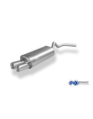 VW Polo 6N Silenziatore posteriore doppia uscita – 2x76 Tipo 13 (Cod. F-VW042012-068)