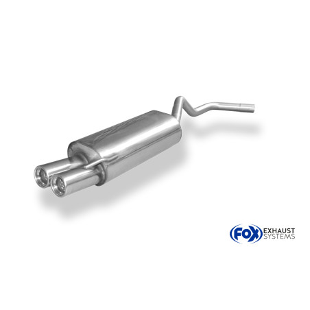 VW Polo 6N Silenziatore posteriore doppia uscita – 2x76 Tipo 13 (Cod. F-VW042012-068)
