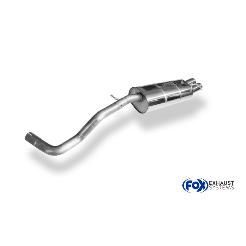 VW Golf IV Silenziatore posteriore – 2x76 Tipo 13 (Cod. F-VW053002-068)