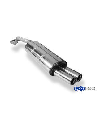 VW Golf IV Silenziatore posteriore – 2x76 Tipo 13 (Cod. F-VW053002-068)