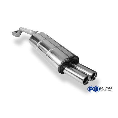 VW Golf IV Silenziatore posteriore – 2x76 Tipo 13 (Cod. F-VW053002-068)
