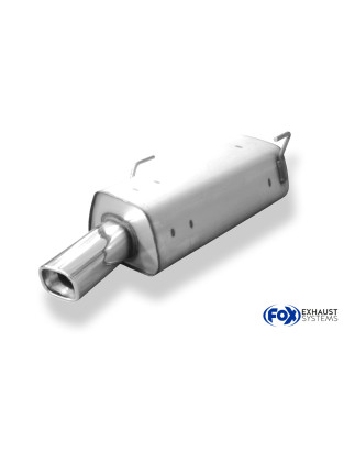 Peugeot 206 S16/ S16 cabrio Silenziatore posteriore – 88x79 Tipo 71 (Cod. F-PE021121-663)