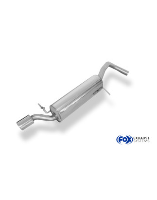 VW Polo 6R Silenziatore posteriore – 88x74 Tipo 32 (Cod. F-VW044001-343)