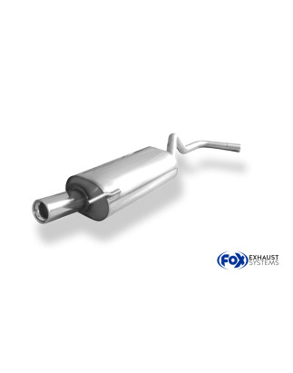 VW Polo 6N Silenziatore posteriore single flow Ø45mm – 1x80 Tipo 13 (Cod. F-VW042001-069)