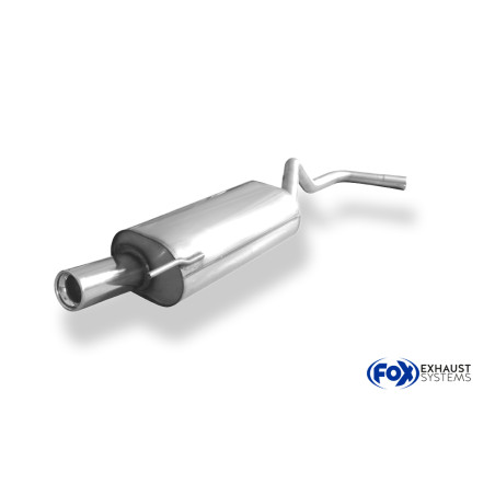 VW Polo 6N Silenziatore posteriore single flow Ø45mm – 1x80 Tipo 13 (Cod. F-VW042001-069)