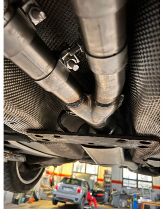 BMW E60 520i/ 523i/ 525i/ 530i ab 2006 Silenziatore anteriore (Cod. F-BM032020-VSD)