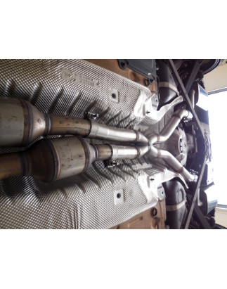 BMW Z4 E89 – sDrive 35i X-Pipe between Silenziatore posteriore an cat (Cod. F-BM081010-VBR)