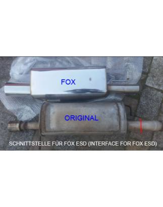 Ford Fiesta VI ST150 Silenziatore posteriore – 1x90 Tipo 13 (Cod. F-FO012001-071)