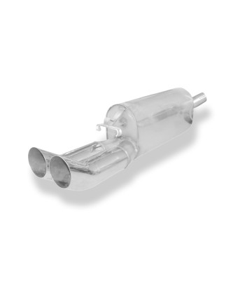Opel Calibra A/ Calibra A 4x4 Silenziatore posteriore Ø50mm – 2x76 ty (Cod. F-OP080001-166)