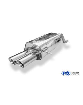 Ford Fiesta VII/ Fiesta VII Sport Silenziatore posteriore – 2x80 tipo (Cod. F-FO013001-290)