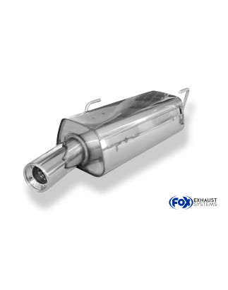 Peugeot 206 S16/ S16 cabrio Silenziatore posteriore – 1x90 Tipo 13 (Cod. F-PE021121-071)