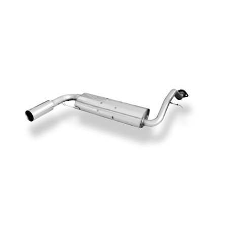 Honda Civic 4 + CRX II – EC8 EC9 ED6 ED7 ED9 Silenziatore posteriore trasversale – 1x100 Tipo 10