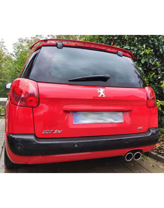 Peugeot 207 SW RC Silenziatore posteriore on one side – 2x100 Tipo 16 (Cod. F-PE022081-134)