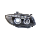 Fari Anteriori A Led BMW E87 07-11 Black, Intermitente Led (Cod. E-FAB0120)