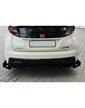 Splitters posteriori laterali racing HONDA CIVIC IX TYPE R (Cod. M-HO-CI-9-TYPE-R-CNC-RSD1A)