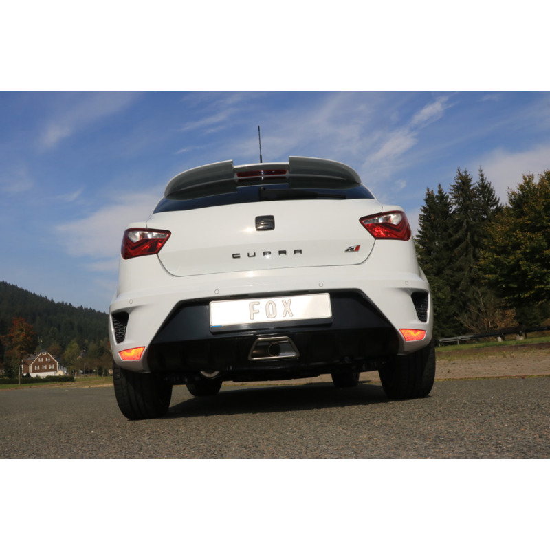 Seat Ibiza 6J – Cupra Facelift Silenziatore posteriore – 1x55 Tipo 10 (Cod. F-SE023061-001)