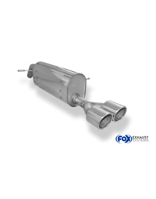 Peugeot 207 RC Silenziatore posteriore on one side – 2x100 Tipo 16 (Cod. F-PE022021-134)