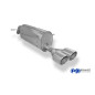 Peugeot 207 RC Silenziatore posteriore on one side – 2x100 Tipo 16 (Cod. F-PE022021-134)