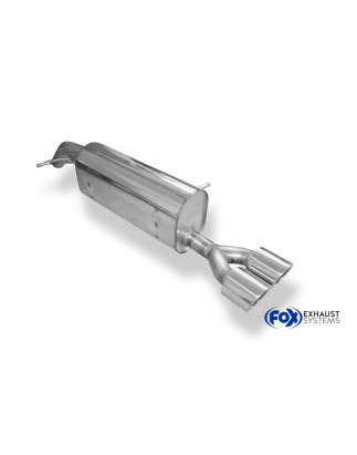 Peugeot 208 GTI Silenziatore posteriore – 2x100 Tipo 16 (Cod. F-PE022061-132)