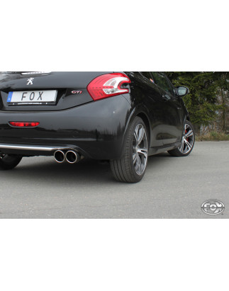 Peugeot 208 GTI Silenziatore posteriore – 2x100 Tipo 16 (Cod. F-PE022061-132)
