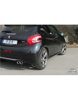 Peugeot 208 GTI Silenziatore posteriore – 2x76 Tipo 13 (Cod. F-PE022061-068)
