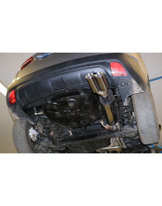 Peugeot 2008 Silenziatore posteriore – 2x80 Tipo 25 (Cod. F-PE110001-280)