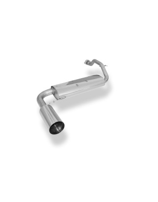 Honda Civic 4 + CRX II – EC8 EC9 ED6 ED7 ED9 Silenziatore posteriore trasversale – 1x114 Tipo 10