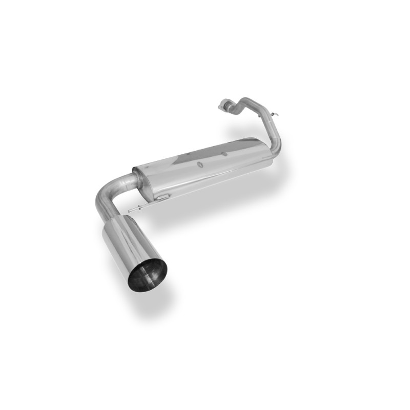 Honda Civic 4 + CRX II – EC8 EC9 ED6 ED7 ED9 Silenziatore posteriore trasversale – 1x114 Tipo 10