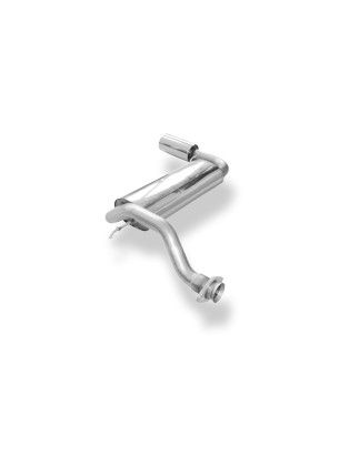 Honda Civic 4 + CRX II – EC8 EC9 ED6 ED7 ED9 Silenziatore posteriore trasversale – 1x114 Tipo 10