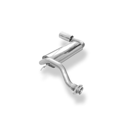 Honda Civic 4 + CRX II – EC8 EC9 ED6 ED7 ED9 Silenziatore posteriore trasversale – 1x114 Tipo 10